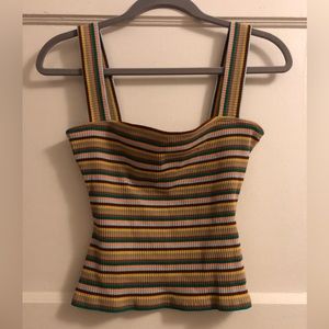 Reformation square neck tank top.